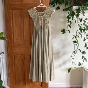 Free people “all eyes on you” midi dress xs